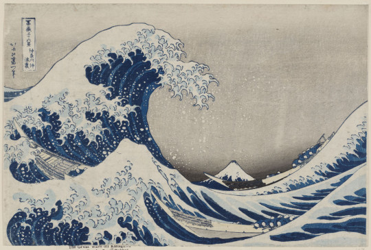 "Under the Wave off Kanagawa," Katsushika Hokusai, about 1830–31 (MFA Boston)